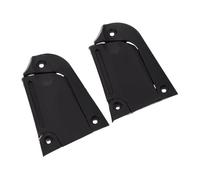 YARNOW 2pcs Electric Guitar Headstock Cover Truss Rod Cover Metal Iron Core Plate Replacement Parts for Musicians with Pps Material Black for Concerts and Performance Protection