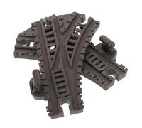 YARNOW 2pcs Flexible Train Track for Railroad Accessory with Unique Turning Design Compatible with Standard Train for Thrilling Playtime Adventures