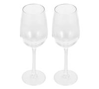 YARNOW 2pcs Floating Wine Glasses for Outdoor Use, Unbreakable Pp Material with Stylish Modern Design, Enhance Drinking Experience and Float in Water, for Pool, Beach and Outdoor