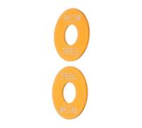 YARNOW 2pcs Gold Guitar Toggle Switch Washer Rings Rhythm Treble Gaskets Metal Fit Electric Guitar Accessories for Musicians Easy Installation Stable Performance