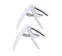 YARNOW 2pcs Guitar Capo for Electric Acoustic Guitars Ukulele Tuner Clip Accessory Capo Part Replacement Strong Easy to Use