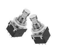 YARNOW 2pcs Guitar Footswitch Pedal for Effects Durable Construction Smooth Transitions Effortless Switching for Diverse Music Styles and Professional Use