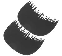 YARNOW 2pcs Hair Comb Shield for Hairline Optimizing, Plastic Forehead Comb Set for Tidy Application and Easy to Carry, Suitable for Men and Women to Instantly Conceal Hair Loss