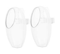 YARNOW 2pcs Hanging Bird Feeder for Cage Small Birds Parakeets Cockatiels Lovebirds Quails Indoor Window Food Box Cage Accessory for Easy Feeding