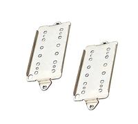 YARNOW 2Pcs Humbucker Pickup Bases for Electric Guitar Smooth Mini Base Plates Compatible with Various Humbucker Pickups Durable Replacement Parts for Musical Instrument Accessories