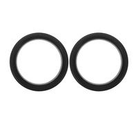 YARNOW 2pcs Inch Rubber Stroller Wheel Tire Replacement with Anti-slip Extra-thick Tread, Universal Compatibility for Front and Rear Buggy Wheels, Shock Absorption Suitable for Cement