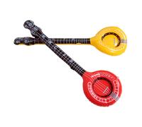 YARNOW 2pcs Inflatable Banjo and Horn Portable PVC Musical Instrument Balloons for Educational Play and Stage Performances for Preschool Learning Party Decorations and Interactive Props
