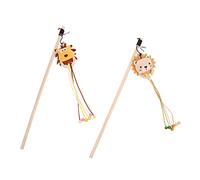 YARNOW 2pcs Interactive Cat Teaser Toys Kitten Accessories Cat Game for Kitten Household