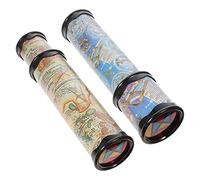 YARNOW 2pcs Kaleidoscope for Parent Interactive Educational Kaleidoscope Random Color Style Safe Material Compact Endless Patterns for Endless Fun Random Color