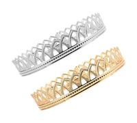 YARNOW 2pcs King Crowns for Men Medieval Renaissance Decorative Hair Accessories Prom Birthday Halloween Costume Royal Court Style