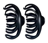 YARNOW 2pcs Large Vintage Tortoise Shell Hair Claw Clips for Women French Design Plastic and Resin Material Fixing Loose Hair with Strong Grip Elegant and Chic for Daily Use