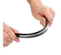 YARNOW 2pcs LED Motorcycle Turn Signal & Brake Tail Light Strip: 48SMD, 7.7", Waterproof, Single Row, Brake Blinker, Self Adhesive Surface Mount for Dirt Bike ATV (Red, Yellow)