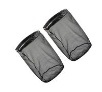 YARNOW 2pcs Lightweight Mesh Drawstring Bags Breathable Outdoor Storage Sacks for Camping Hiking Travel Essentials with Quick Access Closure and Portable Design