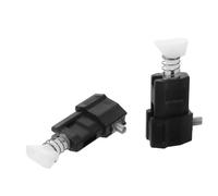 YARNOW 2pcs Luggage Telescoping Rod Repair Clip Metal Latch Hardware for Suitcase Handle Locking Clip Parts Luggage Connector and Repair Tools