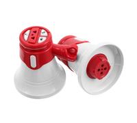 YARNOW 2Pcs Megaphone Keychain Clear Sound Horn for DIY Projects Team Backpacks Birthday Graduation Celebrations