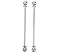 YARNOW 2pcs Men's Collar Bar Pins Metal Necktie Pins Sturdy Alloy Shirt Collar Stays Clasp for Suit Shirts Wedding Business Formal Accessories