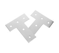 YARNOW 2Pcs Metal Rc Car Frame Reinforcement Brackets, Iron T-Slot Structural Plates for DIY Rc Car Repair and Stem Mechanics Kits, Compatible with Remote Control Model Assembly
