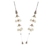 YARNOW 2Pcs Metal Wind Chimes for Balcony and Porch Chinese Gourd Feng Shui Decor Vintage Hanging Bells for Wealth and Good Luck Outdoor Garden Ornament