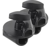 YARNOW 2pcs Mic Clips for Stands Rotatable 360° Lightweight Metal and Plastic Boom Mic Clamps Suitable for 15mm Hole Diameter Studio Recordings and Stage Shows