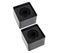 YARNOW 2pcs Mic Logo Flag Stand Interview Microphone Label Abs Injection Molding Fall Microphone Mark