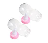 YARNOW 2pcs Milk Bottle Piggy Bank Plastic Bottle Shape Candy Container Creative Money Bank for Boys and Girls Saving Money Box Party Games Decor