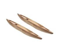 YARNOW 2pcs Mini Boats Wood Craft Boat Ornament Rustic Nautical-themed Floating Decor Easy to Clean Wooden Fish Tank Tabletop Decoration