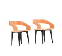 YARNOW 2Pcs Miniature European Style Plastic Chair Model for Doll House Decor and Practical DIY Ornaments for Miniature Life Scenes and Bedroom Decoration