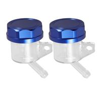 YARNOW 2pcs Motorcycle Brake Fluid Reservoir Replacement for Rear Master Cylinder, Hydraulic Brake Oil Cup with Simple Installation, Lightweight Plastic and Aluminum Design, Fits Dirt
