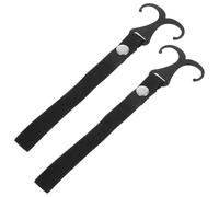 YARNOW 2pcs No Punching Hook Stainless Steel Bike Hooks for Stroller Diaper Bag Hanging Stuff Organizer in Garage Home