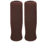 YARNOW 2pcs Non-slip Handle Cover, Foam Grip Sleeve, Nbr, Brown, Impact Absorption, Comfortable Grip, for Bicycle Handlebar and Trekking Pole, Outdoors and Daily Routines