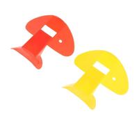 YARNOW 2Pcs Nose Flute Whistles for Beginners - ’S Musical Nose Training Whistle Set in Yellow and Red for Pronunciation Practice and Embouchure Training