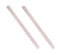 YARNOW 2pcs Notched Straight Edge Guitar Neck Ruler Stainless Steel Luthiers Repair Tool for Electric Bass Acoustic Guitar Fretboard Setup and Maintenance