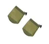 YARNOW 2pcs Nylon Travel Bag with Secure Drawstring Durable Compression Storage Sack for Emergency Raincoat Multifunctional Outdoor Pouch for Camping Hiking Backpacking Use