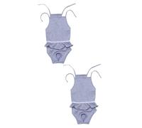 YARNOW 2pcs One-piece Dog Period Pants for Female Dogs Sanitary Pet Underwear Light Grey Super Absorbent Diaper for Menstruation Keeps Floors Clean Wholesome Design