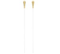 YARNOW 2pcs Orchestra Music Conductor Baton: Metal Handle Orchestra Music Band Conducting Baton - 15'' Conductor Wand for Choral Symphony Concert