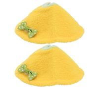 YARNOW 2pcs Parrot Neck Collar Bird Protective Collar Prevents Licking Protects Skin Conditions Polar Fleece Linen Injury for Birds Friends and Families Random Color