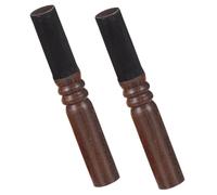 YARNOW 2pcs Peach Wood Grinding Rod for Buddha Sound Bowl Rod Sound Bowl Stick Accessory Use As for Buddhist
