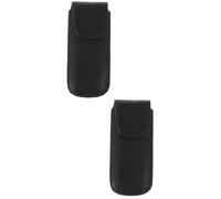 YARNOW 2pcs Portable Harmonica Storage Cover Bag for Musician Leather Harmonica Case and Protection Fits Great for Travel and Performance