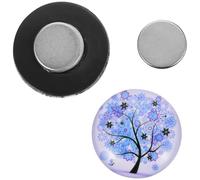 YARNOW 2pcs Portable Round DIY Locators Fixation Tools for Bead Picture Fixator with Easy to Fix Plastic Design Suitable for Adult Enthusiasts in Bead Painting Crafts