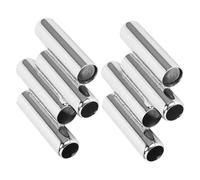 YARNOW 2pcs Portable Stainless Steel Violin Tuners High Sensitivity Mouth Blow Tuning Tools for Accurate Musical Instrument Tuning Compact and Durable Design for Easy Carrying