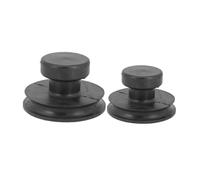 YARNOW 2Pcs Portable Suction Handle for Sound Bowls Durable Rubber Lifting Tool for Buddha Singing Bowls Protection From Scratches Easy to Carry Strong Suction Design