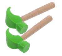 YARNOW 2Pcs Pounding Hammer Lightweight Simulation Mallet for Hand Eye Coordination and Dexterity Development Compact for Easy Grip and Play Suitable for Boys