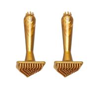 YARNOW 2pcs Premium PVC Back Massage Combs Magnet for Traditional Chinese Massage Therapy, Easy to Carry, Nourishes and Moisturises Skin, Unique Comfortable Shape for Relaxation