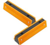 YARNOW 2pcs Rectangular Reflective Delineators for Road High Reflectivity Polycarbonate Plastic Improved Visibility Highway and Roads Safety Markers