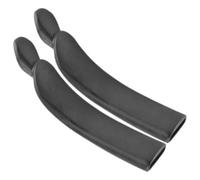 YARNOW 2pcs Recurve Bow Limb Tip Guards Nylon Plastic Quick Installation Limb Protector for Training and Target Shooting Extend Bowstring Life Black