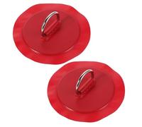 YARNOW 2pcs Red Stainless Steel D-ring Buckle for Paddleboard Storage Rope, Kayak Fittings and Inflatable Boat Surfboard Accessories for Water Sports
