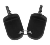 YARNOW 2pcs Replacement Golf Cart Ignition Keys with Quick Start Response and Portable Convenience, Compatible with Truck and Tractor, Black Metal and Plastic Key Switch for Mobility