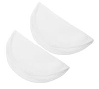 YARNOW 2Pcs Reusable Castor Oil Breast Pads Comfortable Nursing Wraps Non-Leakage Cloth Material Breastfeeding Aid for Restful Sleep and Skin Care