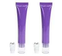 YARNOW 2pcs Roller Bottle 20g Plastic Cream Container for Eye Dispensing