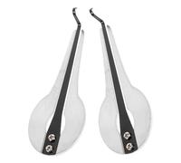 YARNOW 2pcs Russian Jaw Harp Mini Harp Portable Metal Mouth Instrument for Beginners Traditional Ethnic Musical Instrument Suitable for Adults and Stage Performance